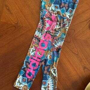 Adidas Originals x FARM Rio Size US Small Borbomix Leggings Trefoil Firebird